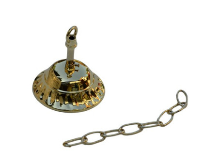 LAMPE CHROMÉE AVEC 4 ABAT-JOUR BOURGOGNE