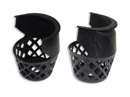 SAC DE PISCINE AVEC FILET PLASTIQUE NOIR - BAS
