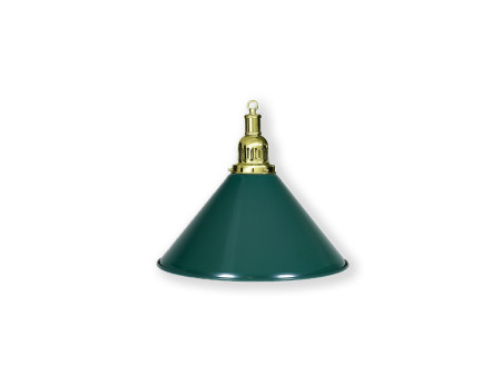 BILLARD LAMPE MESSING/GRÜN