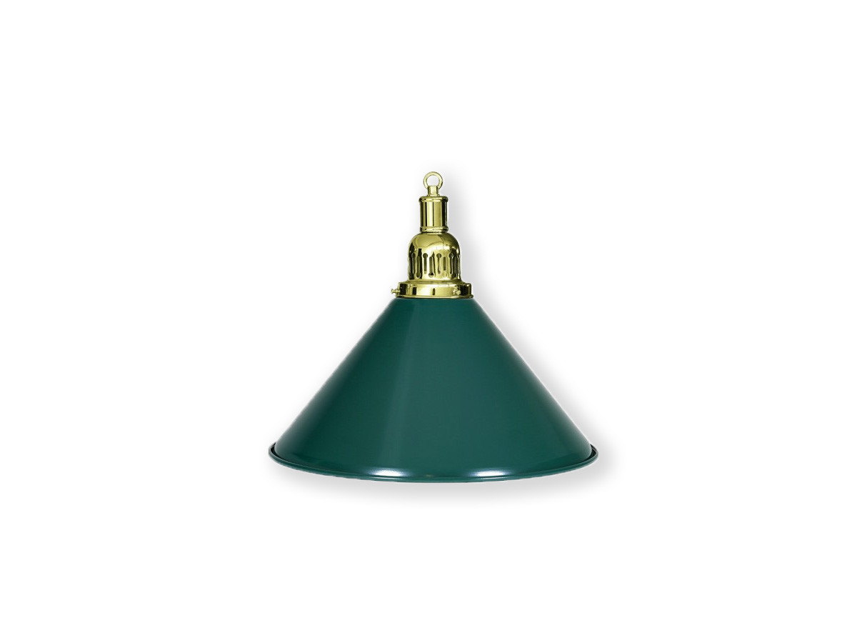 LAMPE DE BILLARD LAITON/VERT