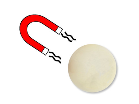 ARAMITH BALLE DE JEU MAGNÉTIQUE BLANCHE 57.2 MM