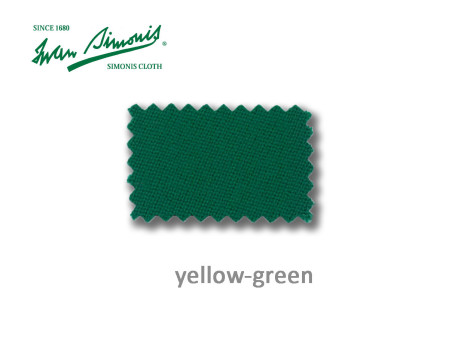 BILLARDTUCH SIMONIS 860 IN DER FARBE GELB-GRÜN