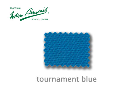 DRAP DE BILLARD SIMONIS 860 EN COULEUR TOURNAMENT BLUE