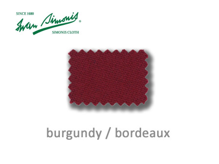 SIMONIS 760 BURGUNDY 195 cm