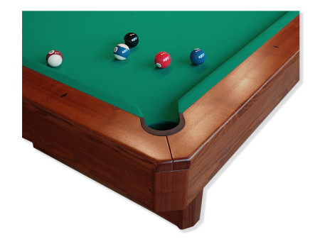 Pool-Billardtisch ZAFFIRO Esche braun 8'.