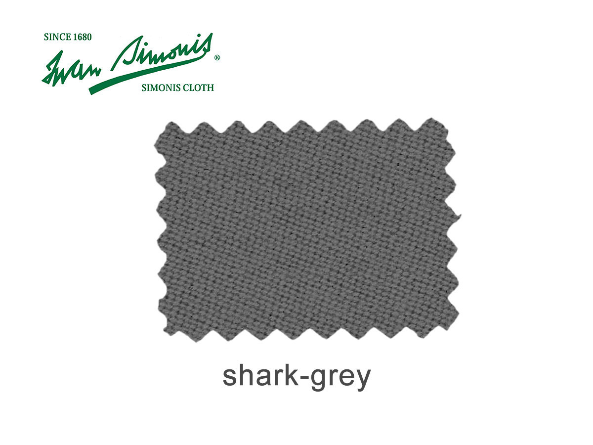 DRAP DE BILLARD SIMONIS 860 EN COULEUR SHARK GREY BLUE