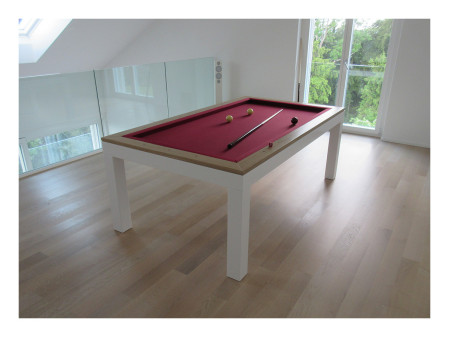 BILLARDTUCH FÜR CARAMBOLE 300 R - FARBE BURGUNDY (BORDEAUX)