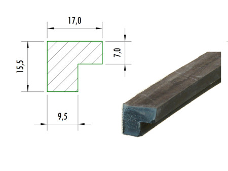 BANDES PROFIL "L"  5/8 "