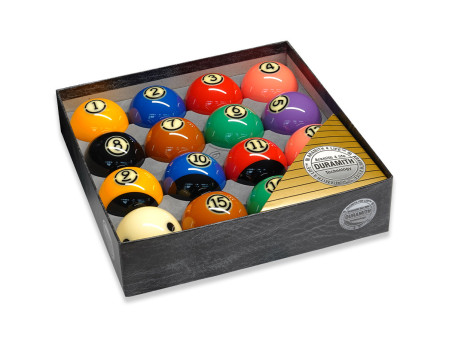 Billes ARAMITH BLACK TOURNAMENT. Pour pool, fabriquées en Belgique.