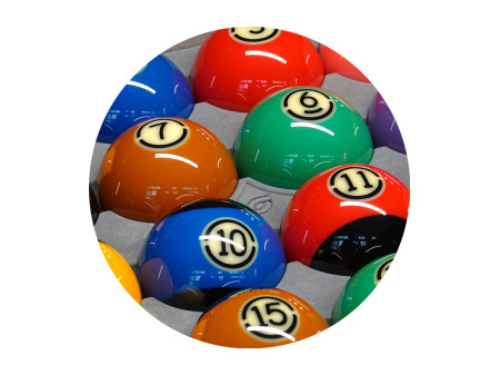 ARAMITH BLACK Tournament Pool Kugeln. Made in Belgien.