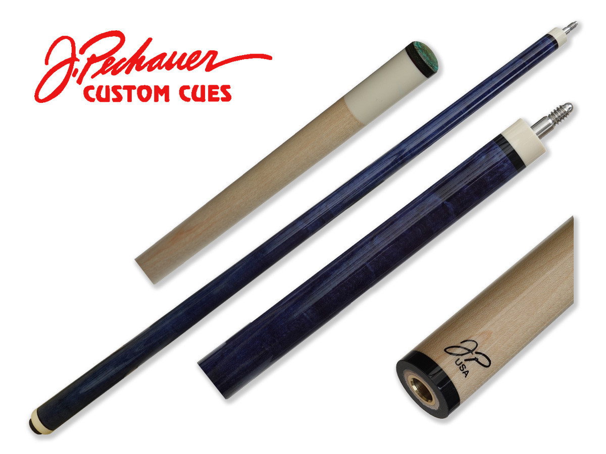 Poolqueue von Pechauer. Made in USA. Blau ohne Griffband.