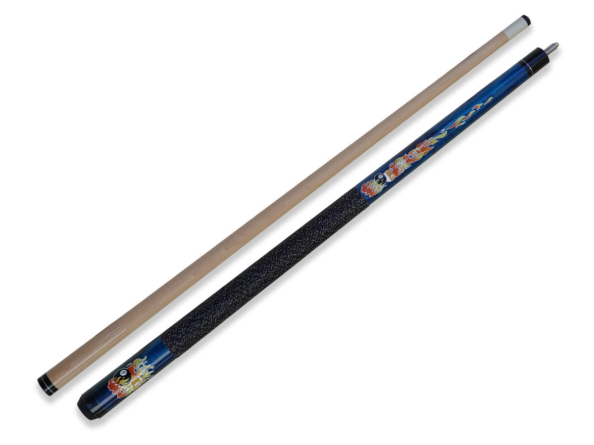 Kinder Queue blau. 123 cm lang.