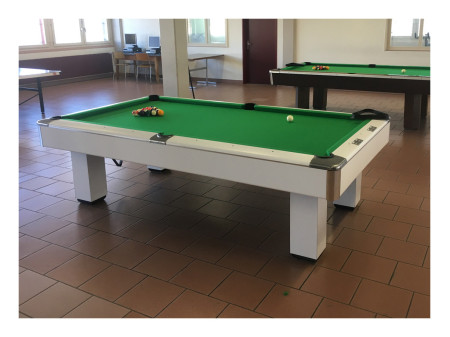 Billard Américain GANDY blanc.
