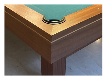 TABLE DE BILLARD D'OCCASION POOL LAFUGE ARCADE 8'+ EN PALISSANDRE