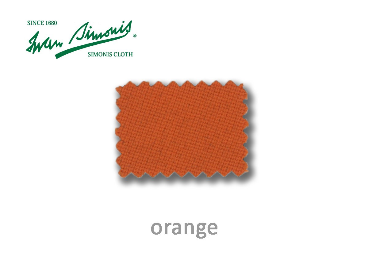 Billardtuch Simonis Farbe Orange