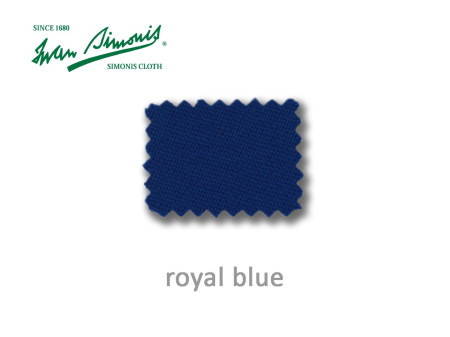 Simonis Billardtuch Farbe Royal Blue (Königsblau).