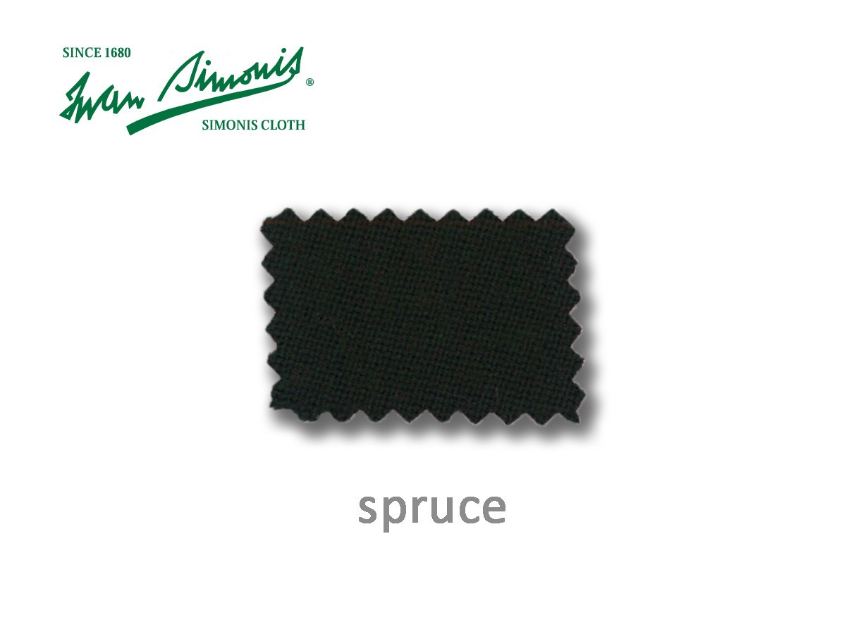 Tapis de billard couleur spruce.