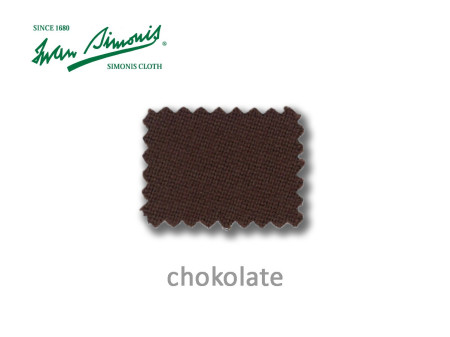 Billardtuch Simonis Farbe Chocolate.
