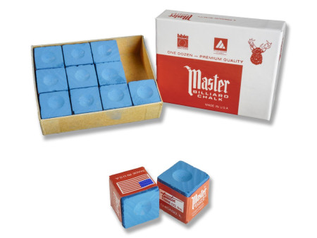 MASTER BILLARDKREIDE -  12 WÜRFEL PRO BOX