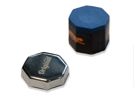 Kreideunterlage magnetisch für Magnetkreidehalter bei 8-eckiger Billardkreide wie PREDATOR PUR.