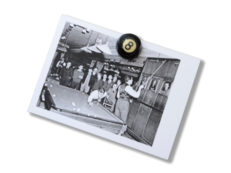 BILLARD-MAGNET NR. 8 UND NR 9