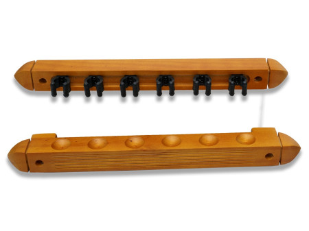 QUEUEWANDHALTER ECO FÜR 6 QUEUES BRAUN