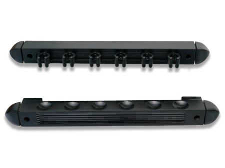 Einfcher Queuewandhalter für 6 Queues aus Holz.