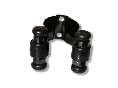Clip aus Metall (Black Chrome) für Billard Queuewandhalter.