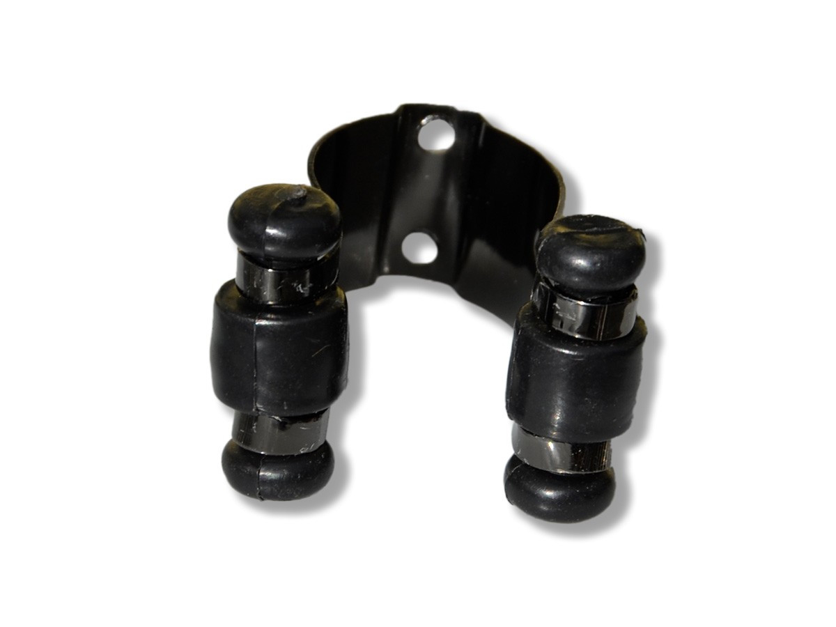 Clip aus Metall (Black Chrome) für Billard Queuewandhalter.