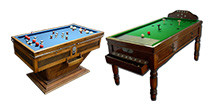 Bumper und Bar-Billard
